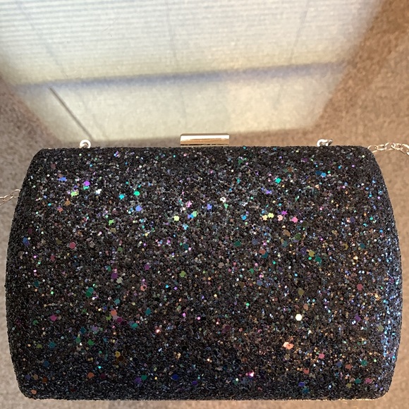 Lulu Townsend Glitter Crossbody Evening Bag - Picture 4 of 16